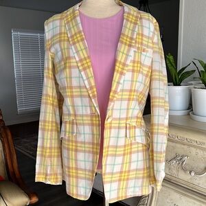 Rag & bone Plaid Blazer